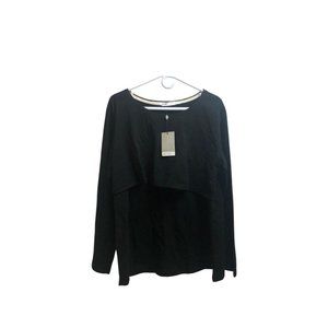 NEW Small Show Nursing Long Sleeve Top | Maternity Tunic Blouse Shirt XXL Black